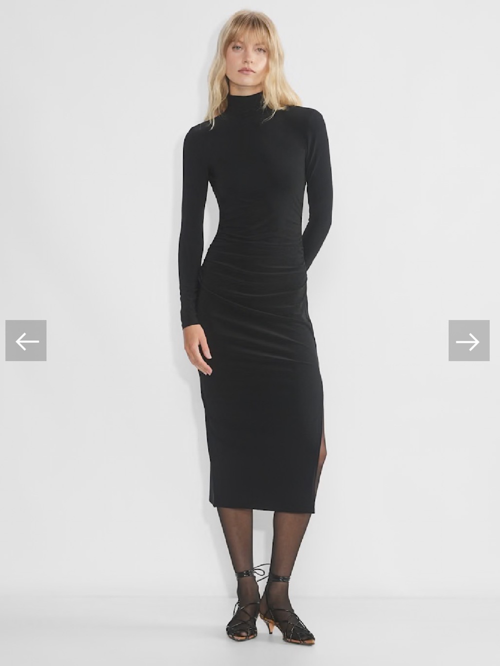 NWOT Aritzia Wilfred Remedy Long Sleeve Dress XS